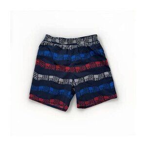 NWT Columbia Youth Super Backcast Short- Coll. Navy Flag Stripe